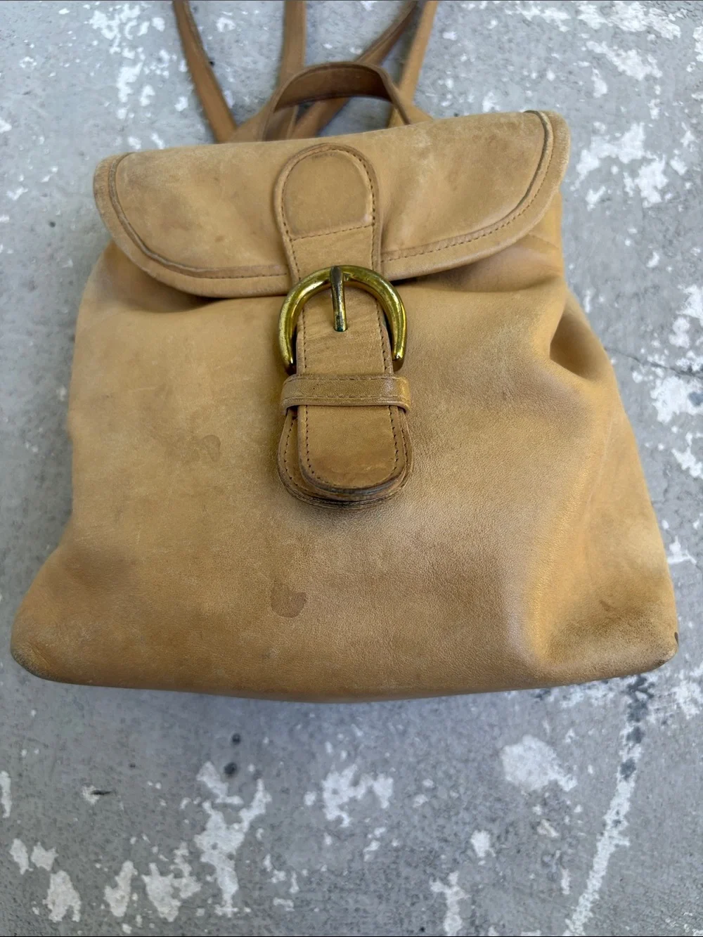 Vintage coach mini backpack